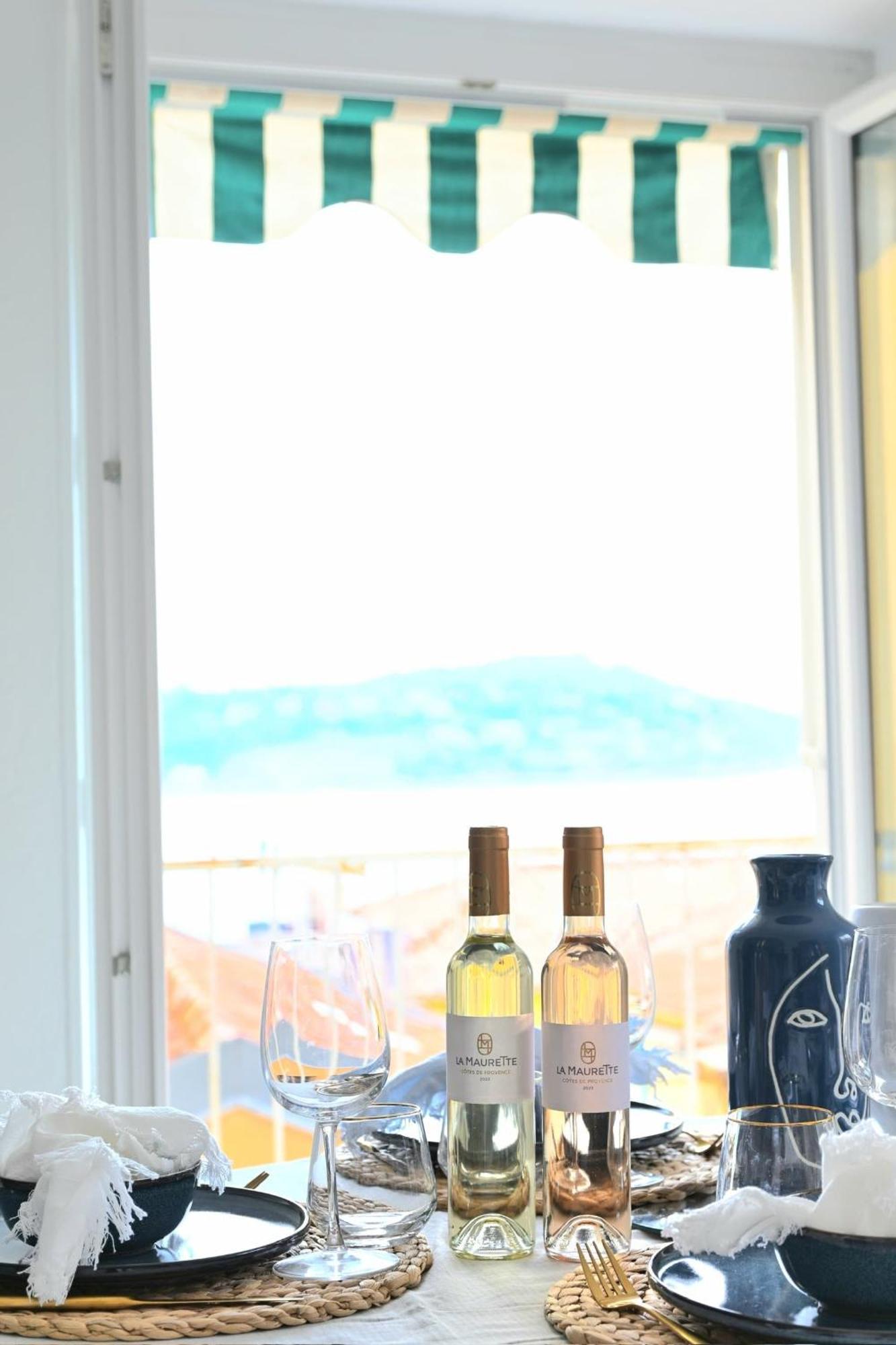 The Seaside Serenity - Calm & Charming Bay View Flat - Heart Of Villefranche Bagian luar foto