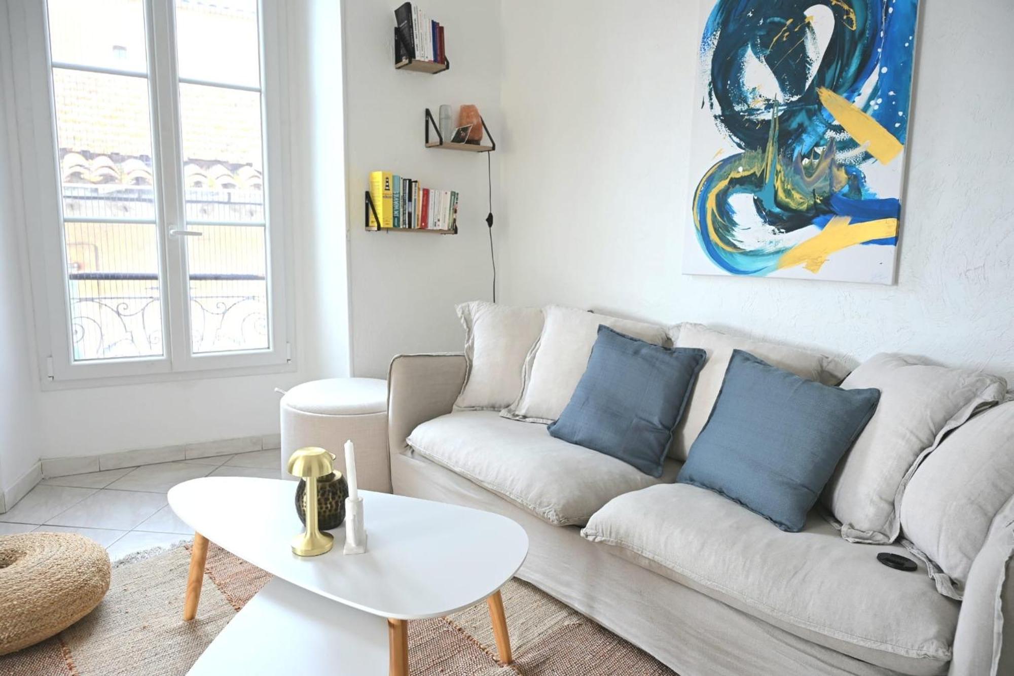 The Seaside Serenity - Calm & Charming Bay View Flat - Heart Of Villefranche Bagian luar foto